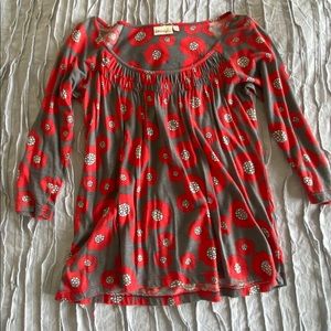 Elegant Anthropologie Poppy Top in size Medium